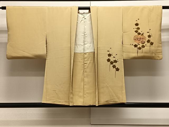 平和屋着物∞羽織 駒刺繍 枝花文 金銀彩 正絹 逸品 CAAX7861ua