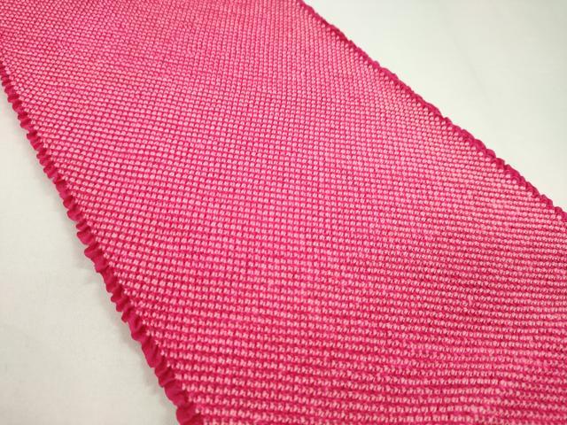 平和屋着物●和装小物 帯締め・帯揚げセット 振袖用 総絞り ルビーレッド 金糸 逸品 未使用 CAAX8177ju