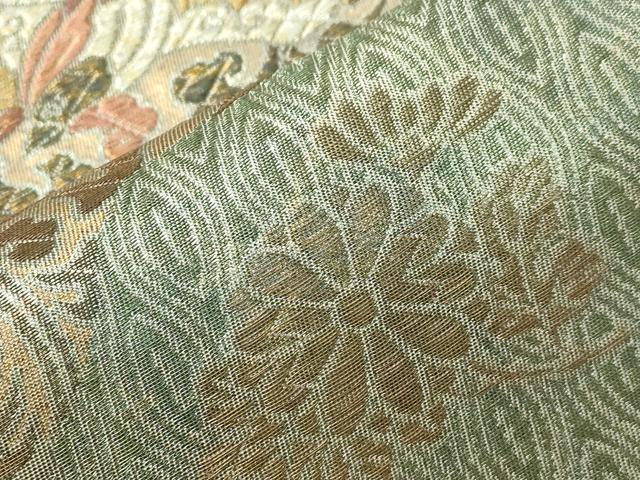 平和屋着物▼六通柄袋帯 瑞賓錦繍文 金銀糸 正絹 逸品 CAAX8764dy