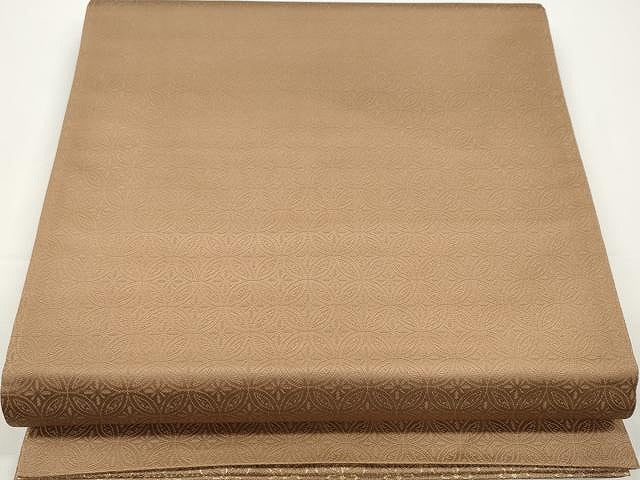 平和屋着物●両面 六通柄袋帯 色紙重ね吉祥文 金糸 正絹 逸品 CAAX9210yk