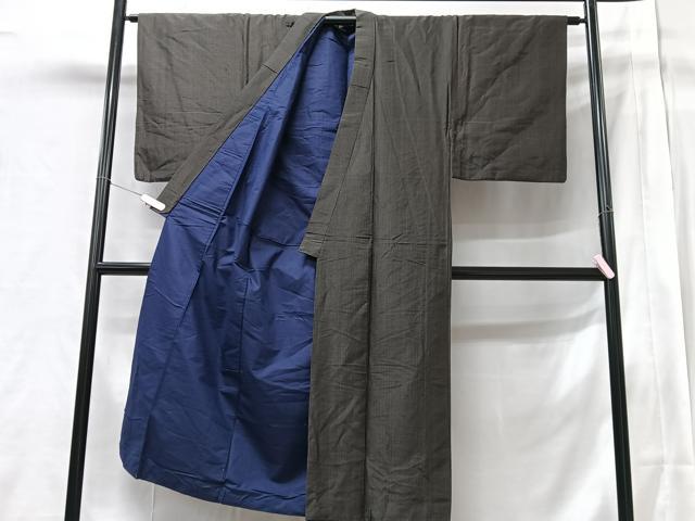 平和屋着物■男性 紬 縞 正絹 逸品 CAAX9766xe