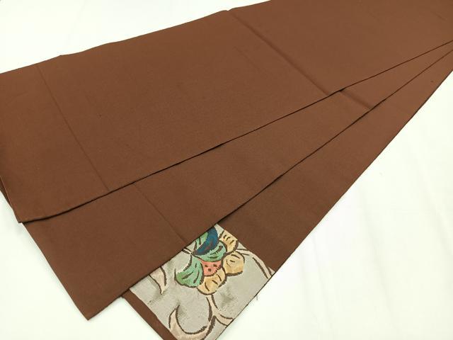 平和屋着物◎太鼓柄袋帯 更紗花文 正絹 逸品 CAAX9781xe