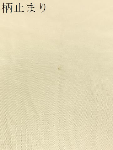 平和屋着物▼太鼓柄袋帯 螺鈿箔 扇面花文 金銀彩 引箔 正絹 逸品 CAAY0060vp