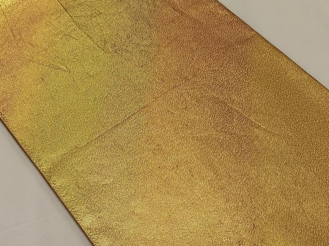 平和屋着物◎六通柄袋帯 霞文 金糸 正絹 逸品 CAAY0871qv