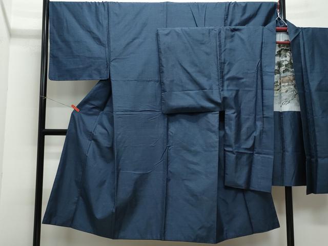 平和屋着物●男性 本場大島紬 アンサンブル 100亀甲 総詰め 正絹 逸品 CAAY2803vf