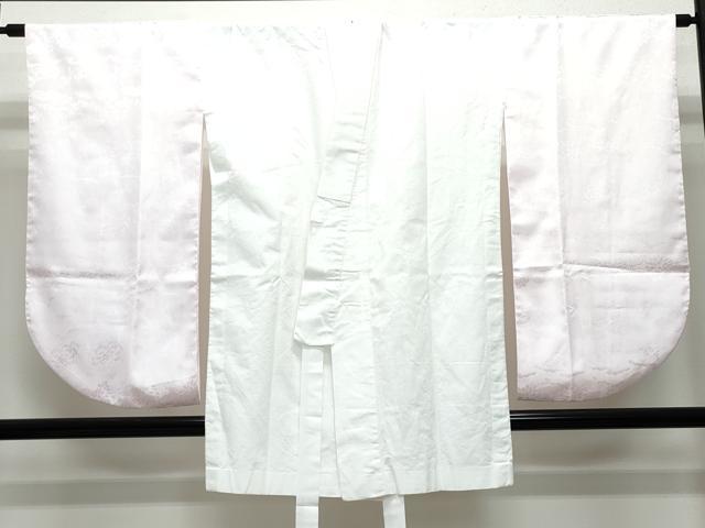 平和屋着物●小振袖 二尺袖・半襦袢セット 草花文 洗える着物 CAAY2973vf