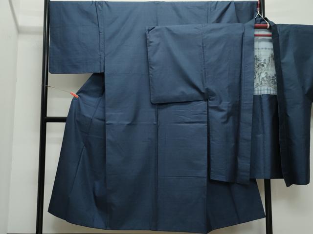 平和屋着物●男性 本場大島紬 アンサンブル 100亀甲 総詰め 正絹 逸品 CAAY3012vf