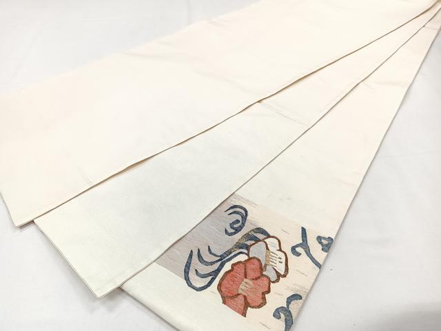 平和屋着物◎太鼓袋帯 花丸文 正絹 逸品 CAAY3878xi