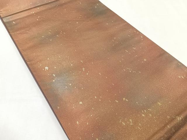 平和屋着物◎六通柄袋帯 箔散らし文 引箔 正絹 逸品 CAAY3921xi