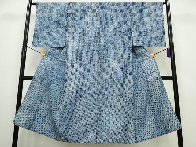 平和屋着物∴夏物 男性 浴衣 有松鳴海絞り 三浦絞り 綿 逸品 CAAY4545ng
