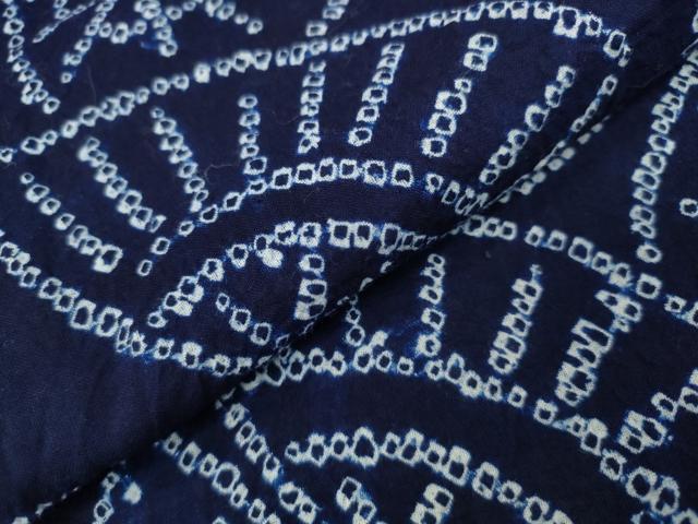 平和屋着物∴夏物 浴衣 有松鳴海絞り 番傘 綿 逸品 CAAY4579ng