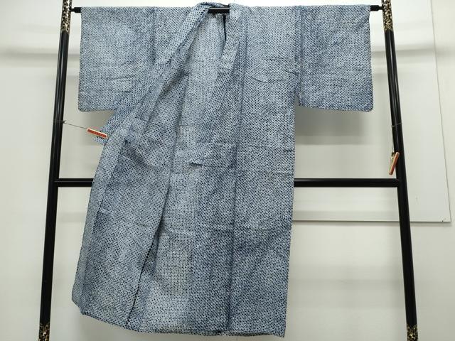 平和屋着物∴夏物 男性 浴衣 有松鳴海絞り 三浦絞り 綿 逸品 CAAY4625ng