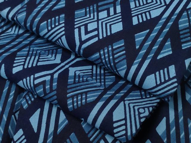 平和屋着物∴夏物 男性 浴衣 幾何学文様 綿 逸品 CAAY4692ng