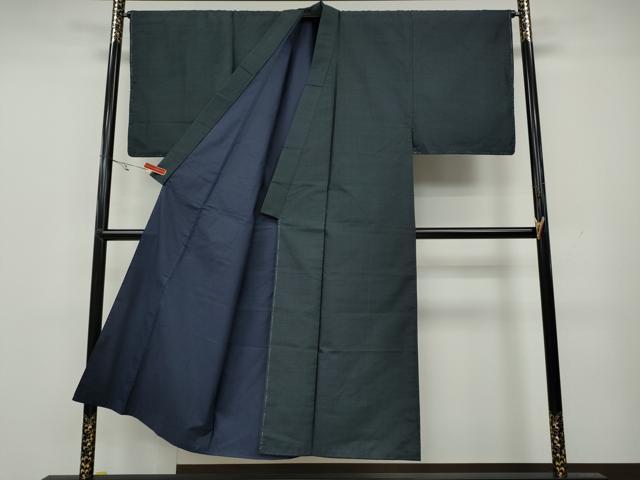 平和屋着物●男性 本場大島紬 亀甲柄 正絹 逸品 CAAY4806ut