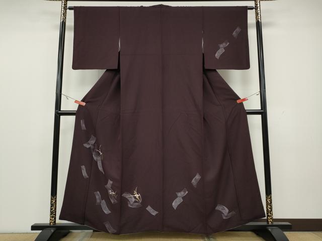 平和屋着物●訪問着 草花文 金彩 正絹 逸品 CAAY4897ut