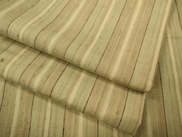 平和屋着物●上質な紬 間道 正絹 逸品 CAAY4942ut