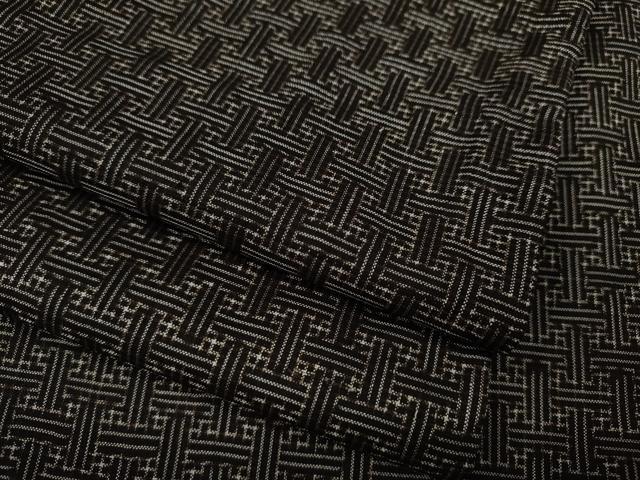 平和屋着物●本場大島紬 龍郷絣 秋名バラ 正絹 逸品 CAAY4990ut