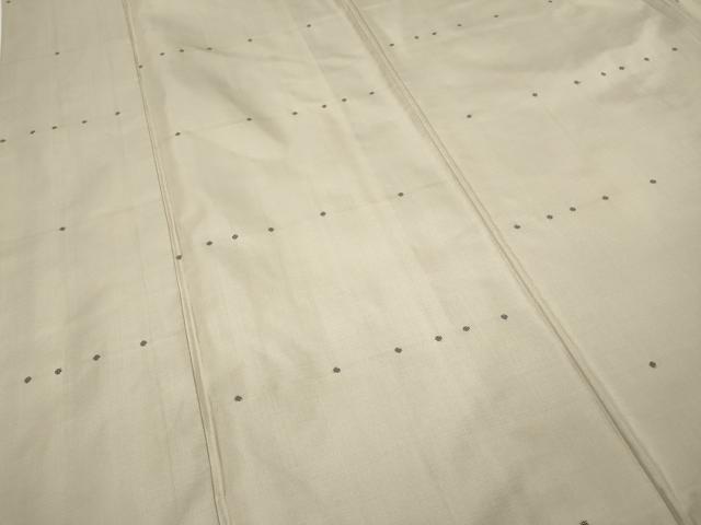 平和屋着物●東郷織物謹製 本場大島紬 横段丸文 正絹 逸品 CAAY4992ut