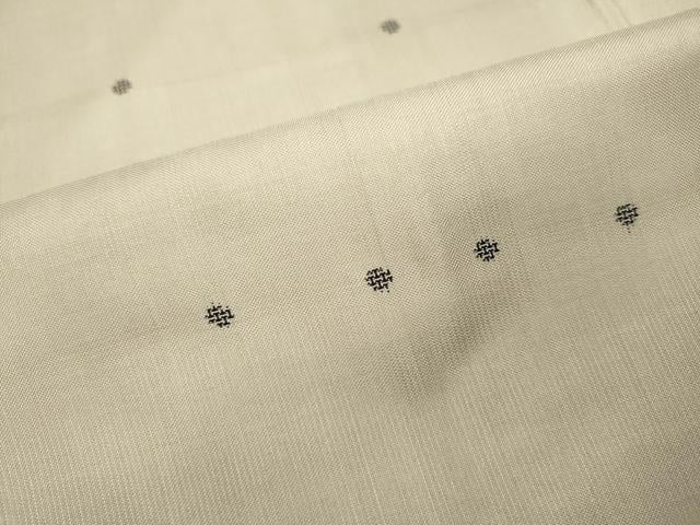 平和屋着物●東郷織物謹製 本場大島紬 横段丸文 正絹 逸品 CAAY4992ut