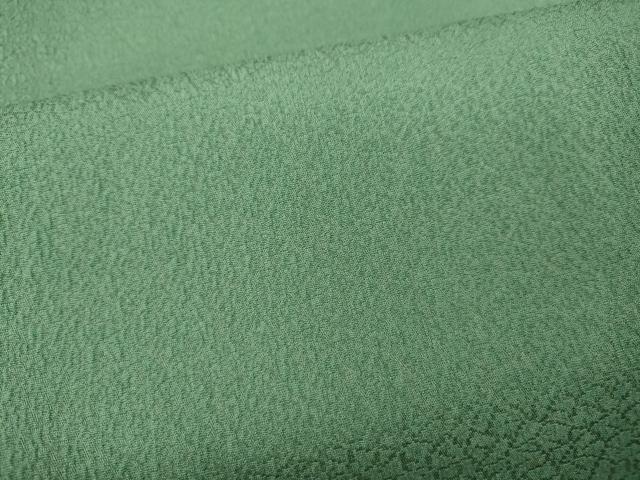 平和屋着物●上質な色無地 霞地紋 青磁色 正絹 逸品 CAAY5127ut