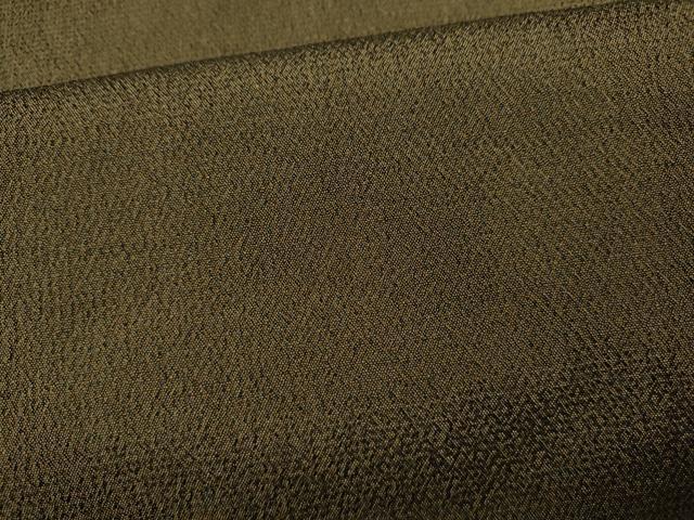 平和屋着物●本塩沢 油色 正絹 逸品 CAAY5163ut