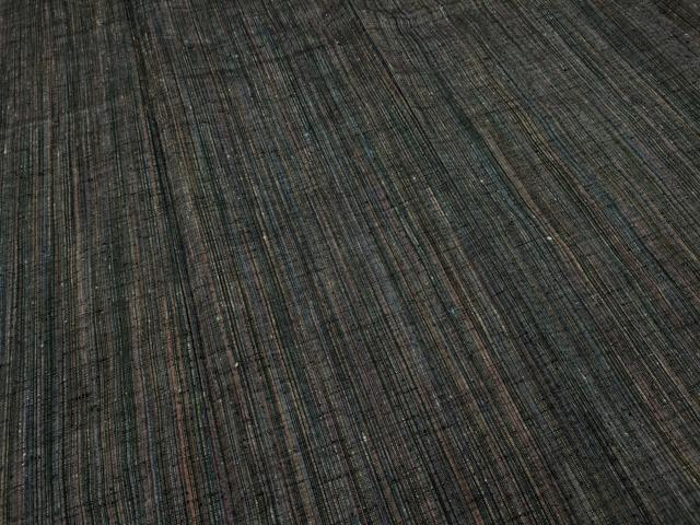 平和屋着物●上質な紬 縞 正絹 逸品 CAAY5189ut
