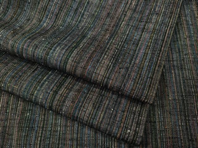 平和屋着物●上質な紬 縞 正絹 逸品 CAAY5189ut