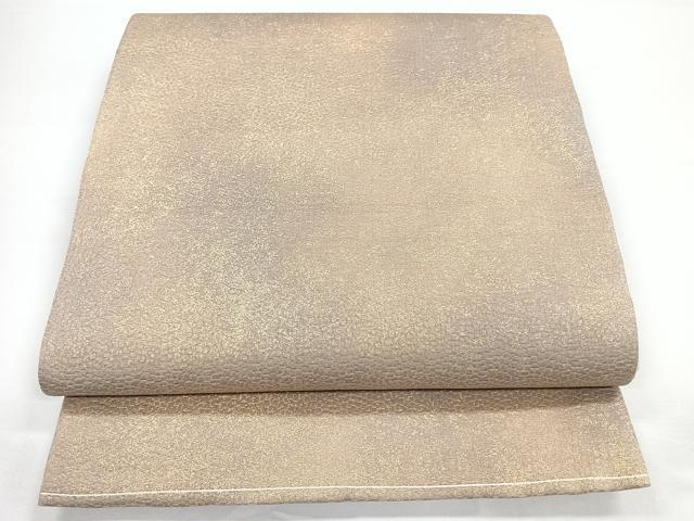 平和屋着物◎六通柄袋帯 霞文 金糸 正絹 逸品 CAAY5525nb