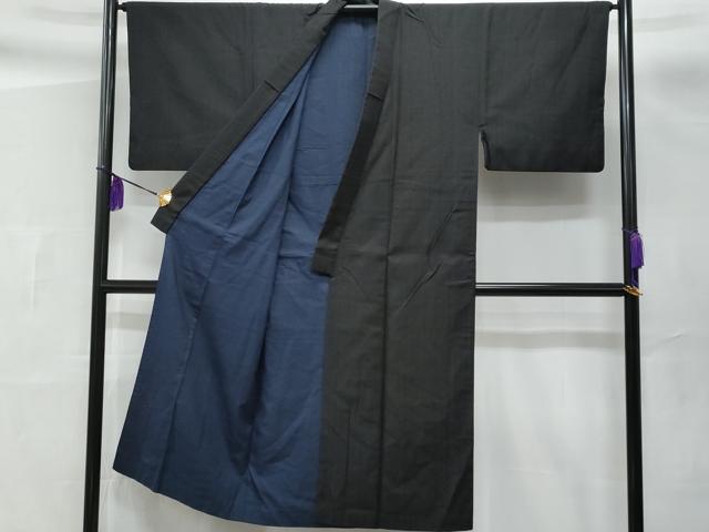 平和屋着物■男性 紬 縞 正絹 逸品 CAAY5634fb