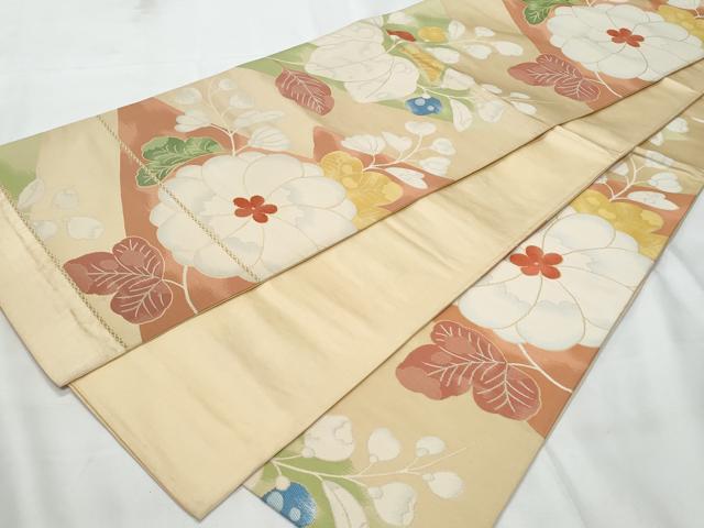 平和屋着物◎西陣 六通柄袋帯 辻が花 証紙付き 正絹 逸品 未使用 CAAY7779fb