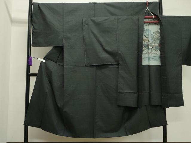平和屋着物●男性 本場大島紬 アンサンブル 7マルキ 正絹 逸品 CAAY8079gh