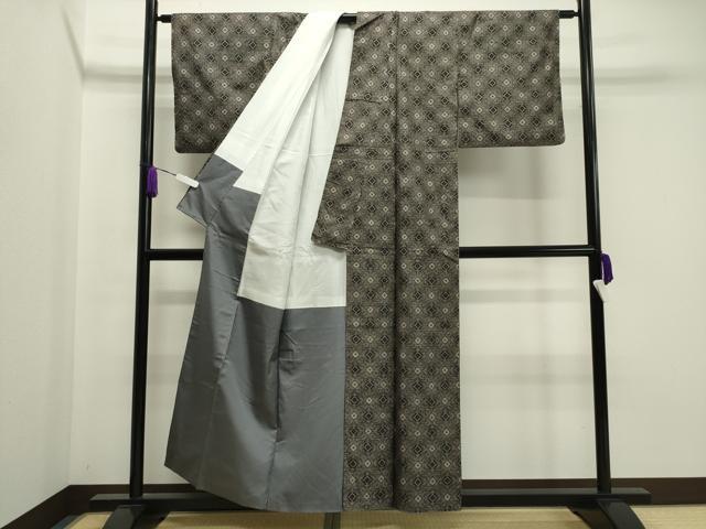 平和屋着物●本場大島紬 龍郷絣 正絹 逸品 CAAY8092gh