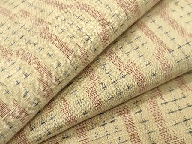 平和屋着物●上質な紬 間道 正絹 逸品 CAAY8186gh
