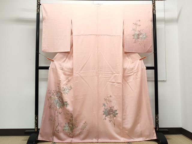 平和屋着物●訪問着 草花文 金銀彩 正絹 逸品 CAAY9466th