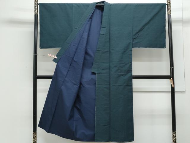 平和屋着物●男性 紬 髭紬羽織セット 霞文 正絹 逸品 CAAY9512th