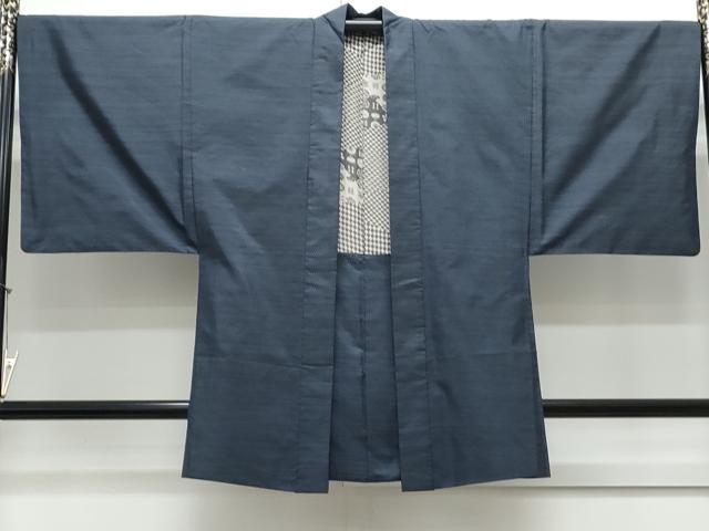 平和屋着物●男性 本場大島紬 アンサンブル 80亀甲 総詰め 正絹 逸品 CAAY9558th