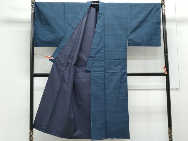 平和屋着物●男性 紬 アンサンブル 霞文 正絹 逸品 未使用 CAAY9564th