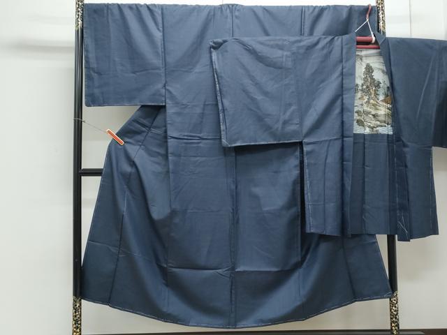 平和屋着物●男性 紬 アンサンブル 100亀甲 正絹 逸品 CAAY9569th
