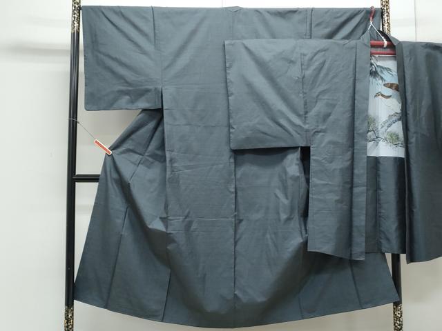 平和屋着物●男性 本場大島紬 アンサンブル 100亀甲 総詰め 正絹 逸品 CAAY9579th