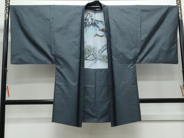 平和屋着物●男性 本場大島紬 アンサンブル 100亀甲 総詰め 正絹 逸品 CAAY9579th
