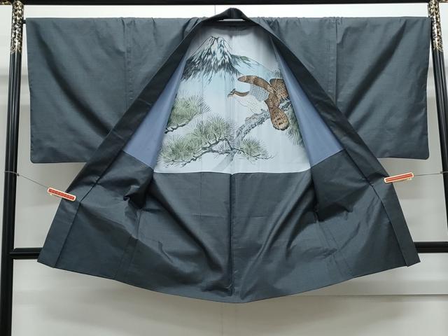 平和屋着物●男性 本場大島紬 アンサンブル 100亀甲 総詰め 正絹 逸品 CAAY9579th