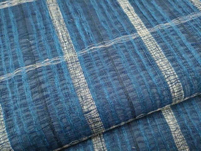 平和屋着物▽創作 スリーシーズン 春夏秋 全通柄袋帯 格子柄 正絹 逸品 CAAY9864hy