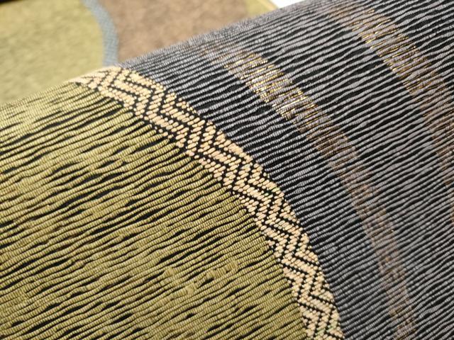 平和屋着物●六通柄袋帯 流水文 金糸 やまと誂製 正絹 逸品 CAAY9912hy