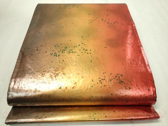 平和屋着物◎両面 全通柄袋帯 箔散らし 正絹 逸品 未使用 CAAZ0146dy