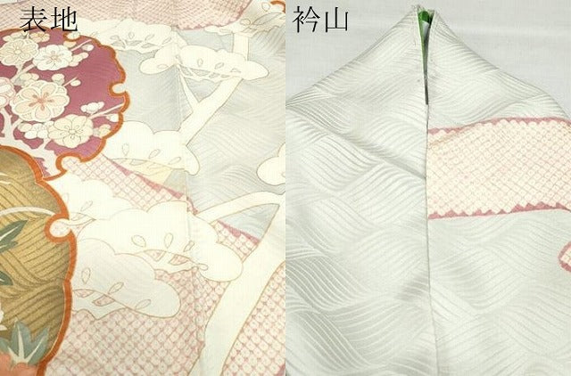 平和屋着物●創業460年・千總 振袖 刺繍 雪輪草花文 金彩 高島屋扱い 正絹 逸品 CAAZ0815vf