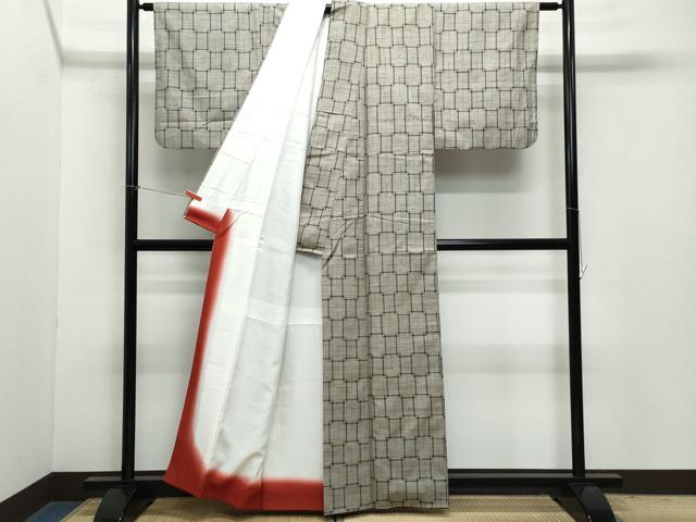 平和屋着物●上質な紬 吉祥文 正絹 逸品 CAAZ1030vf
