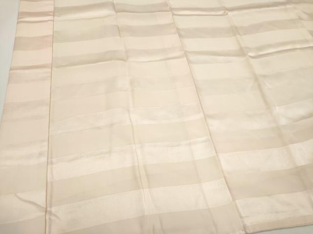 平和屋着物■長襦袢 袷 横段地紋 正絹 逸品 CAAZ1361ou