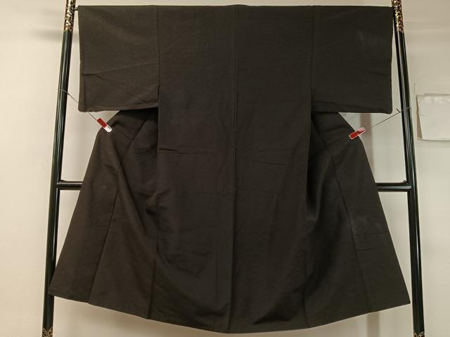 平和屋着物■男性 紬 霞文 海松茶色 正絹 逸品 CAAZ2006vp