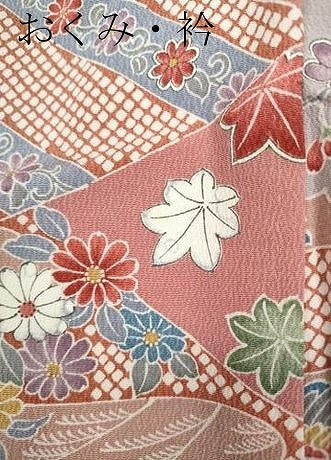 平和屋着物●上質な小紋 雲重ね鳳凰花蝶文 正絹 逸品 CAAZ2464ut