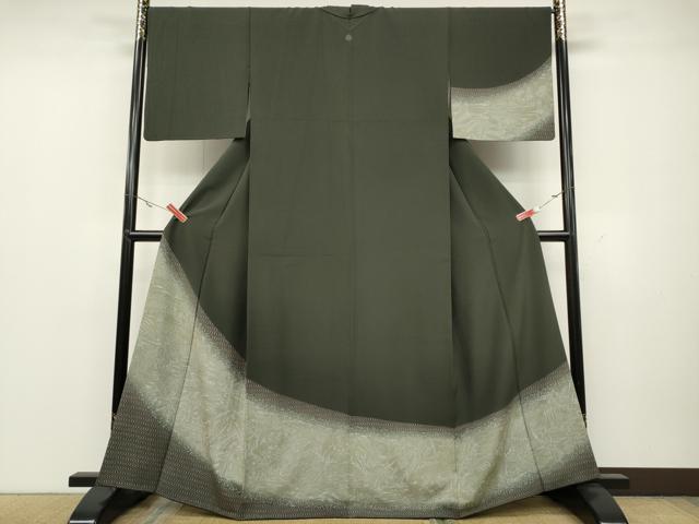 平和屋着物●訪問着 切嵌遠山人物文 暈し染め 正絹 逸品 CAAZ2477ut